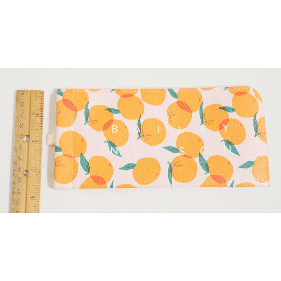 BAILEY NELSON Peach Print Soft Faux Leather Glasses Case - Picture 4 of 6